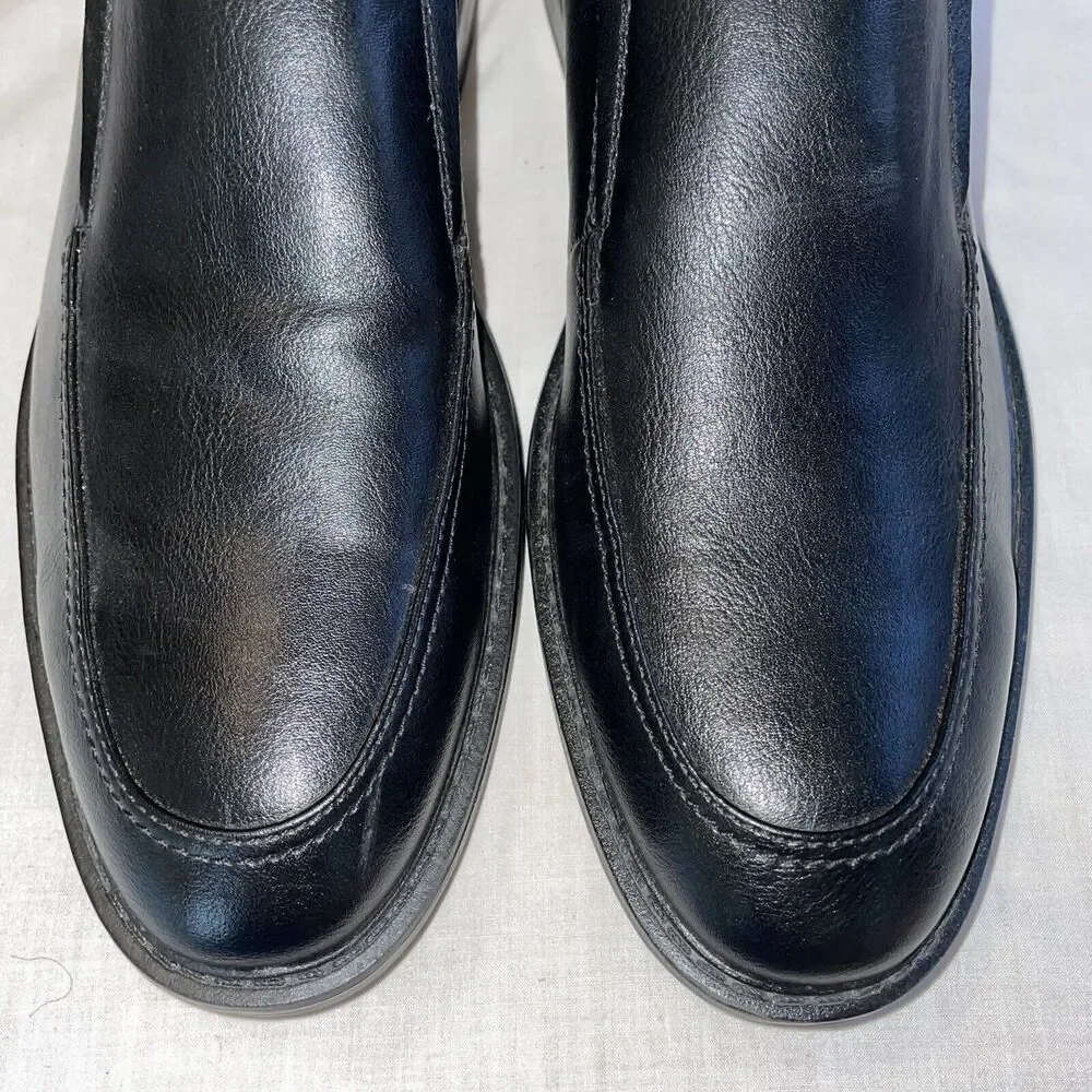 Goodfellow Dress Shoes Men’s Size 8 Medium Black Synthetic Slip On Comfort